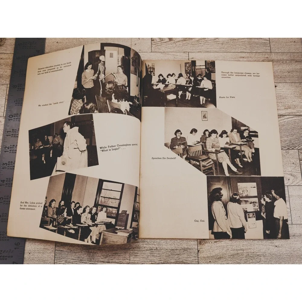 Vintage 1949 Yearbook Saint Xavier College 